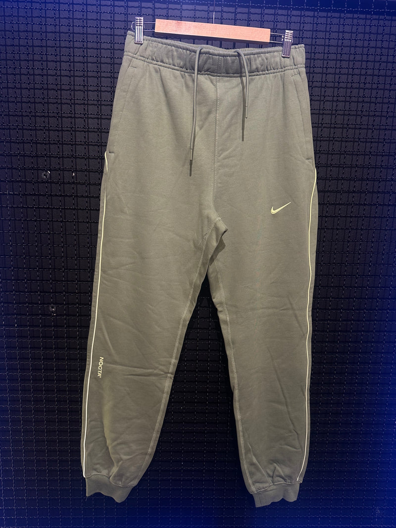 Calça Moletom Nike x Nocta Com Punho Verde - Pronta Entrega