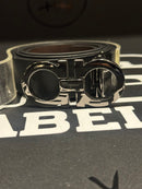 Cinto Ferragamo Preto Fivela Gancini 120 CM  - Pronta Entrega