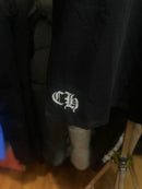 Camiseta Chrome Hearts Preta Logo Amarelo - Pronta Entrega