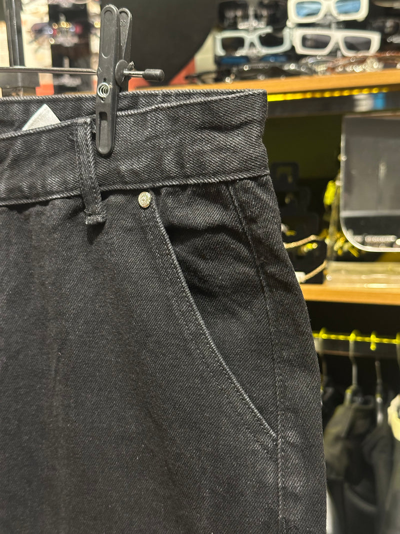 Calça Jeans Preta Chrome Hearts Patch Carpenter - Pronta Entrega