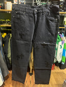 Calça Jeans Preta Chrome Hearts Cruz Black- Pronta Entrega