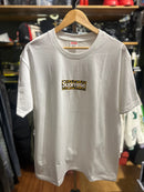 Camiseta SUPREME Leopard Branca - Pronta Entrega