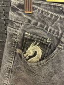 Calça Jeans Smoke & Ash Dragon - Pronta Entrega