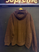 Moletom Supreme Big Logo Brown Hooded - Pronta Entrega