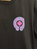 Camiseta Chrome Hearts Pink Graphics Black - Pronta Entrega