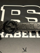 Cinto Gucci Black Fivela GG 110 CM  - Pronta Entrega