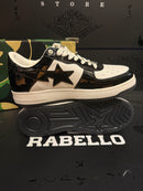 Tênis BAPE STA Low White/Black - Pronta Entrega