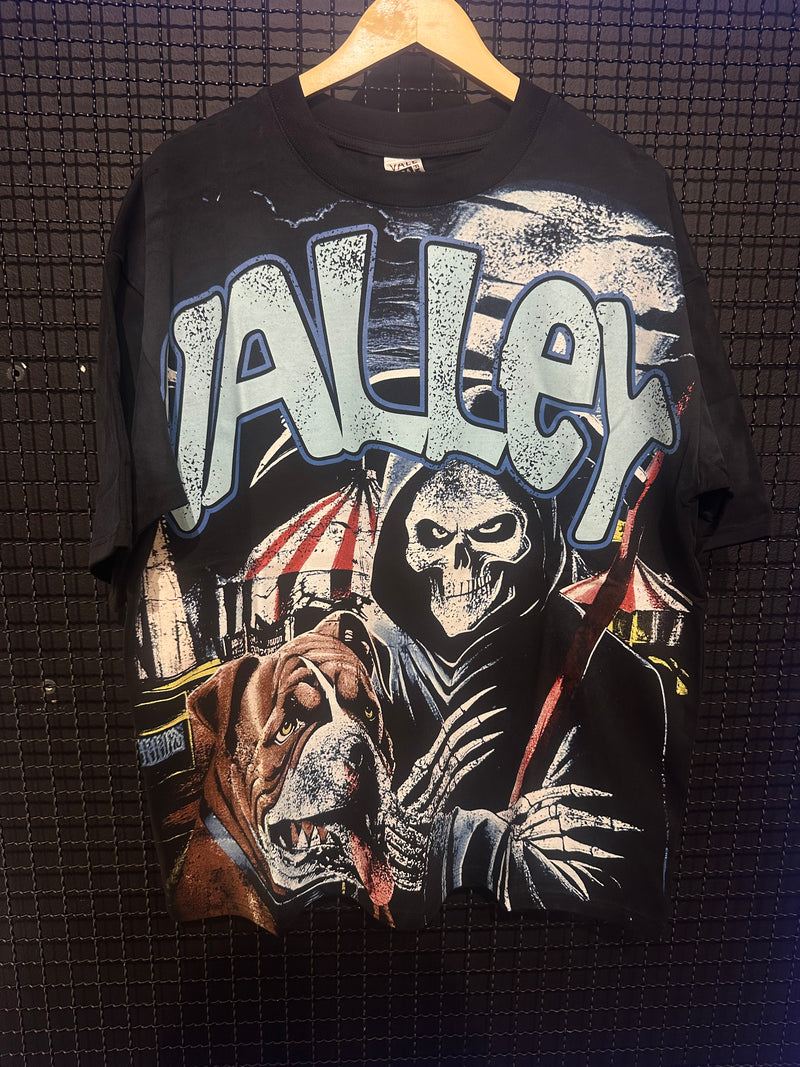 Camiseta Valley Skeleton And Dog Black - Pronta Entrega