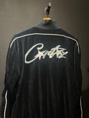 Conjunto Corteiz VVS Velour Jacket Black - Pronta Entrega