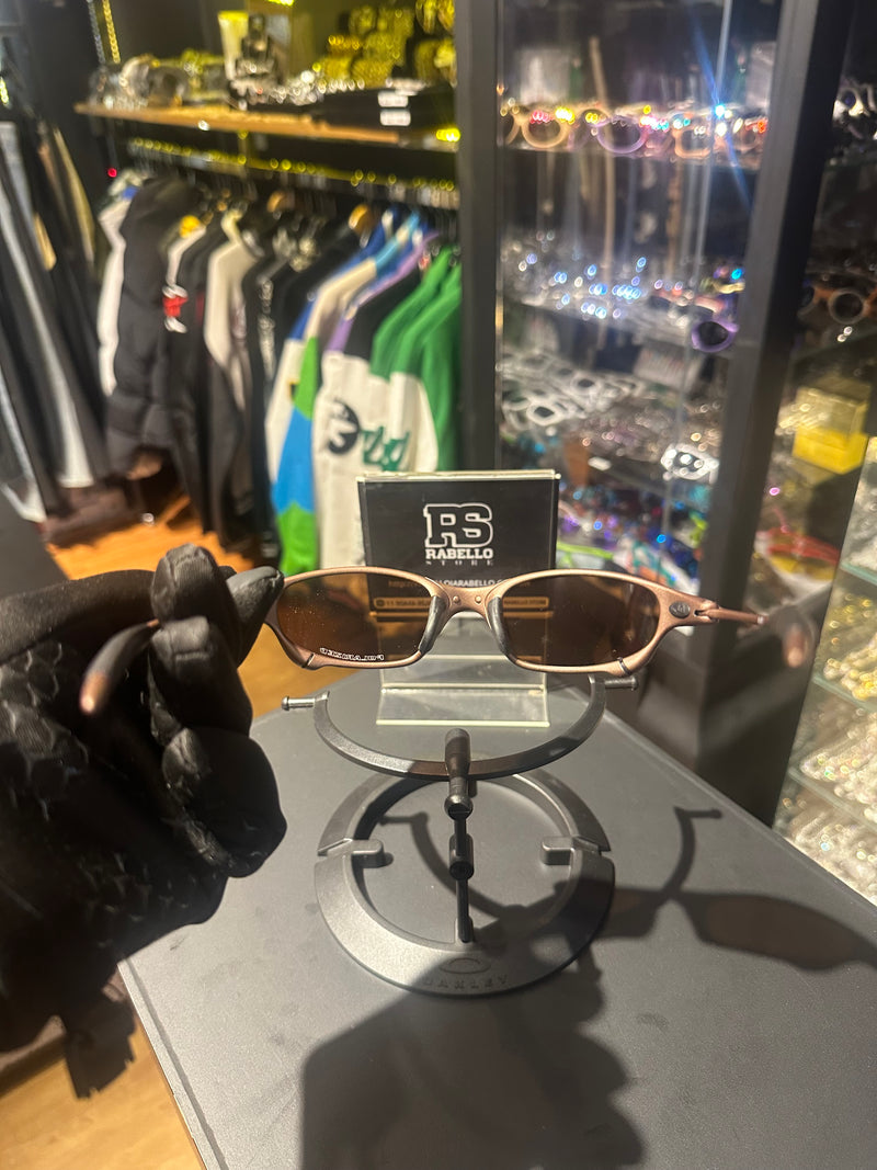 Óculos Oakley Juliete X-Metal Marrom Lente Brown - Pronta Entrega