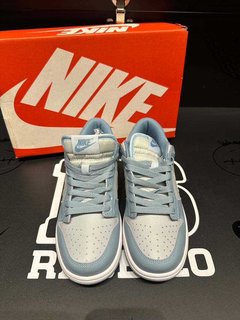 Tênis Nike Dunk Low Clear Swoosh Worn Blue - Pronta Entrega