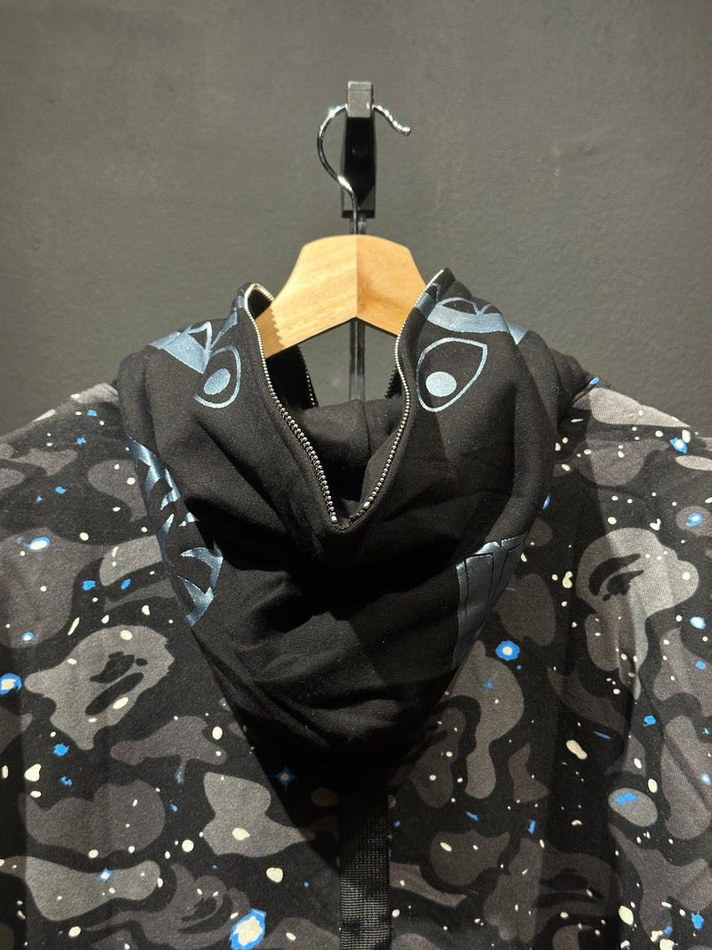 Jaqueta Bape Camo Shark Black Full Zip - Pronta Entrega