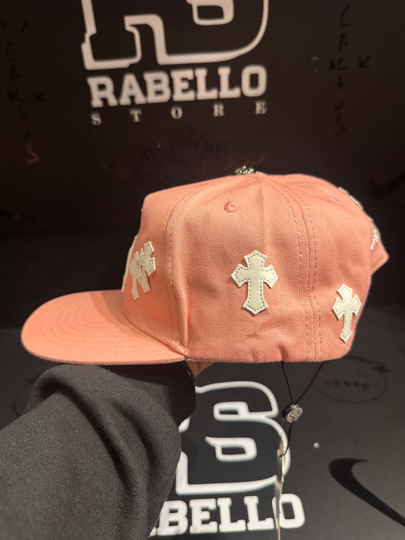 Boné Aba Reta Chrome Hearts Pink  - Pronta Entrega