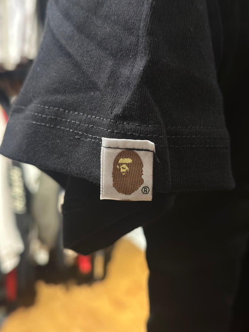 Camiseta BAPE Tiger Milo College Preta - Pronta Entrega