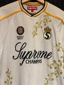 Camiseta Supreme Floral Soccer Jersey White - Pronta Entrega