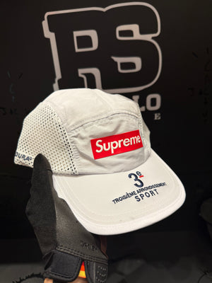 Boné Boné Supreme Fine Wale Courdoy S Logo 6-Panel Red - Pronta Entrega