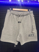 Short Essentials 1977 Cinza Escuro - Pronta Entrega