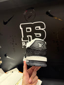 Tênis Louis Vuitton LV Trainer White Black  - Pronta Entrega