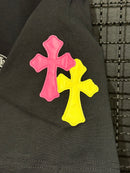 Camiseta Chrome Hearts Multicolor Cruz Black - Pronta Entrega