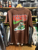 Camiseta Nike Swoosh Jordan Marrom - Pronta Entregar