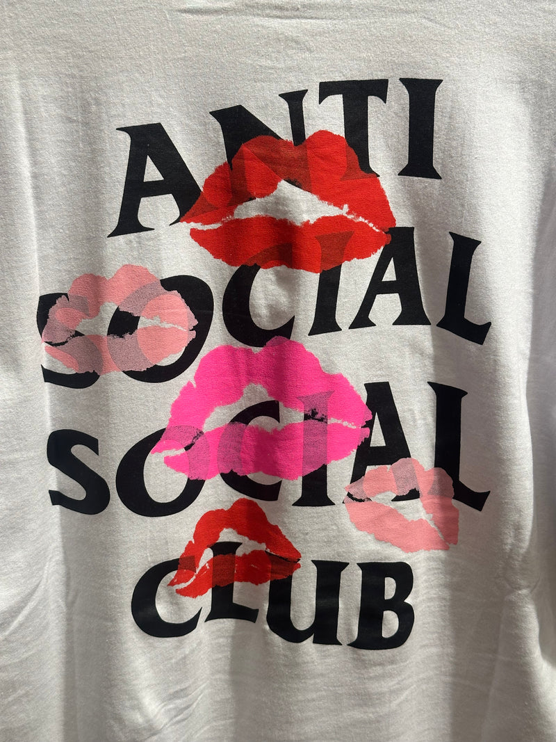 Camisa Anti Social Social Club Branca Kisses - Pronta Entrega