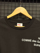 Camiseta Supreme x Comme Dês Garçons Black - Pronta Entrega