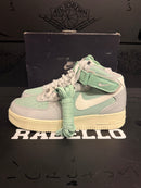 Tênis Nike Air Force 1 Mid '07 LX "Grey Fog Enamel Green - Pronta Entrega
