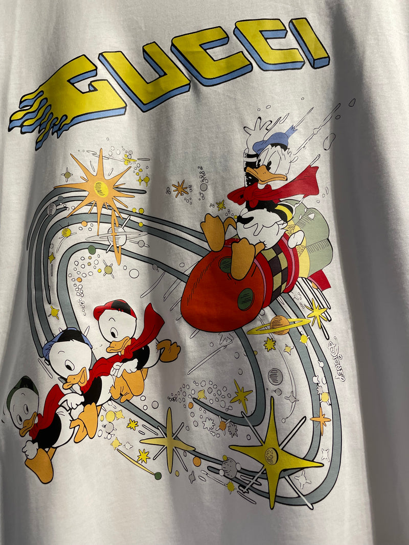 Camiseta SUPREME “PATO DONALD” Branca - Pronta Entrega