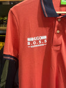 Camisa Polo Hugo Boss Salmão - Pronta Entrega