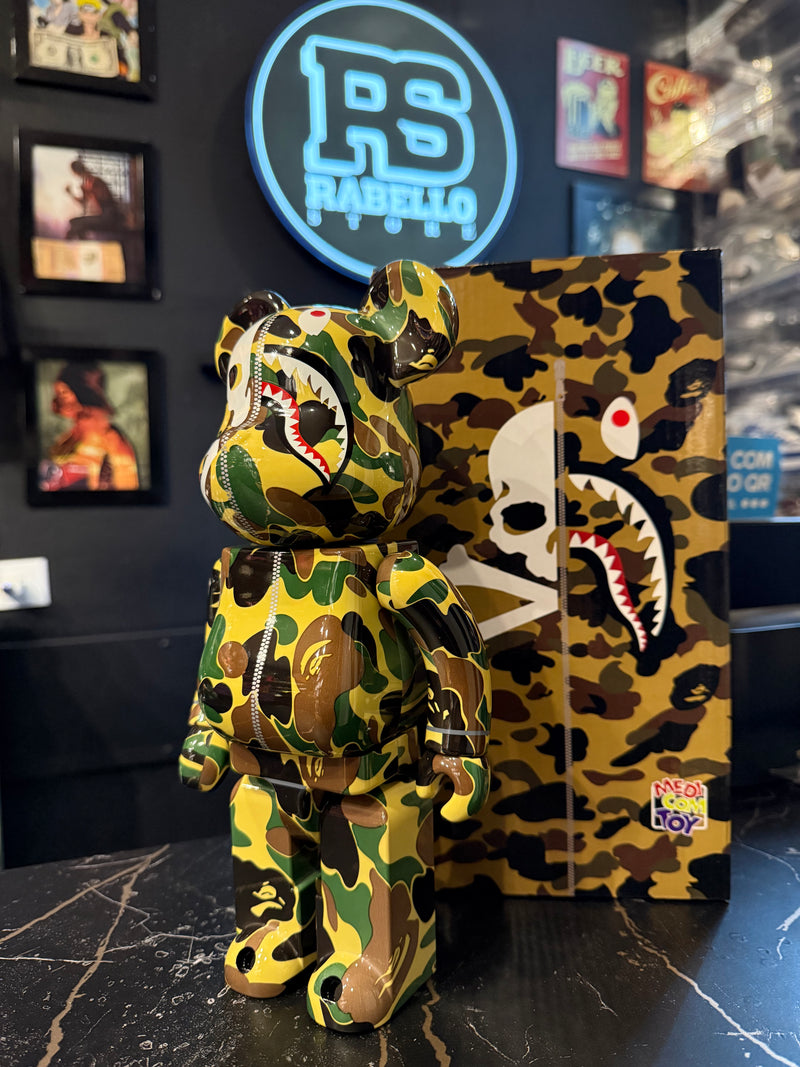 A Bathing Ape Mastermind Bearbrick Bear 400% Medicom Toy Boneco Colecionável 28cm - Pronta Entrega