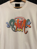 Camiseta Syna Brand Letter White - Pronta Entrega