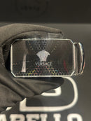 Cinto Versace Black Fivela Retangular 127 CM  - Pronta Entrega