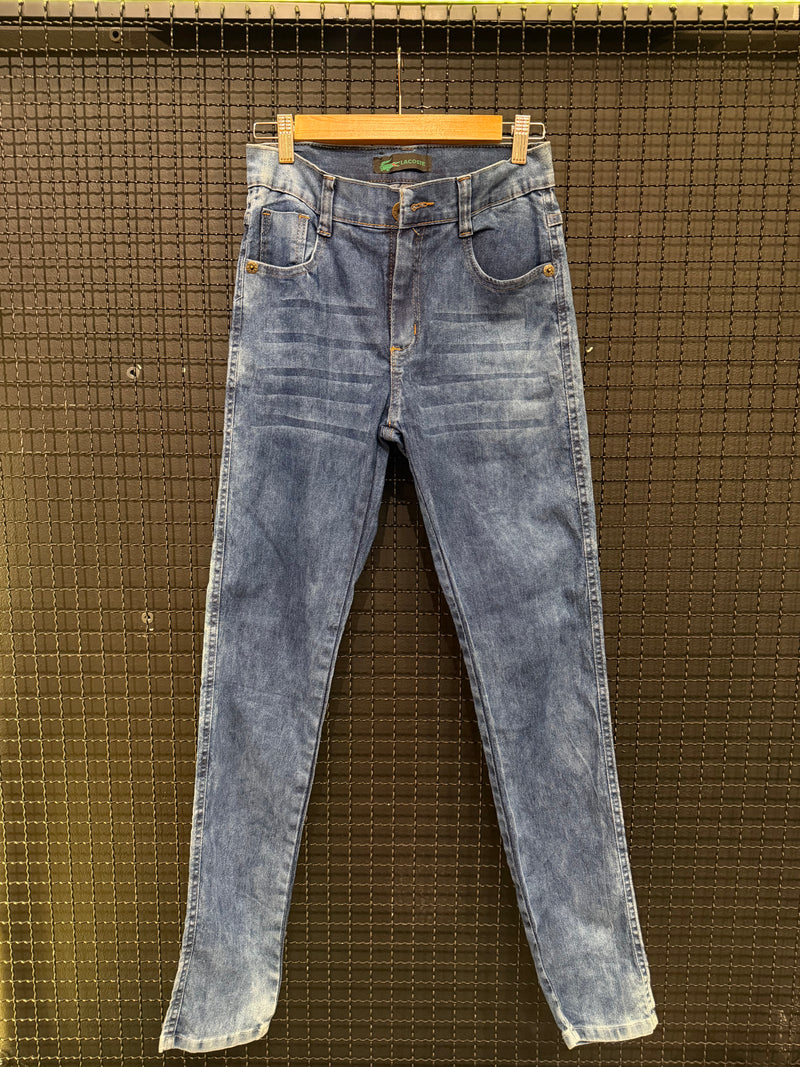 Calça Lacoste Skinny Jeans Marinho Claro - Pronta Entrega