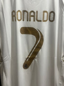 Camisa Vintage Adidas Real Madrid Season 11/12 Gold/White Cristiano Ronaldo