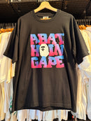 Camiseta BAPE ABAT HOW GAPE Preta - Pronta Entrega