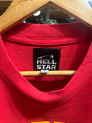 Camiseta Hellstar “No Guts No Glory” Vermelha - Pronta Entrega