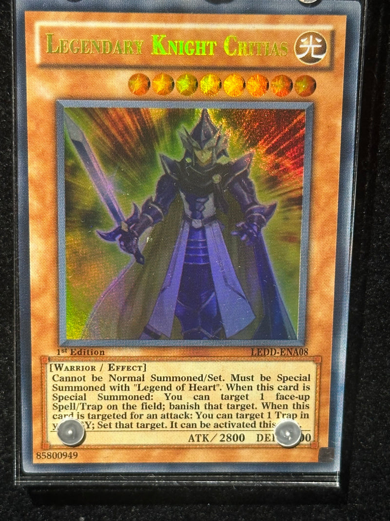 Corrente Yugioh Card Legendary Knight Critias - Pronta Entrega