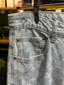 Calça Louis Vuitton By Tyler, The Creator Monogram Jeans Claro - Pronta Entrega