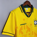 Camisa Retrô 1994/95 Seleção Brasileira I Umbro Masculina Amarela - Pronta Entrega