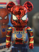 Bearbrick Iron Spider 400% Marvel Toy Boneco Colecionável 28cm - Pronta Entrega