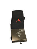 Meia Nike Air Jordan Cano Alto Black/Red - Pronta Entrega