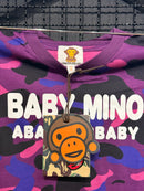 Conjunto Bape Baby Mino Camo Green Pink - Pronta Entrega