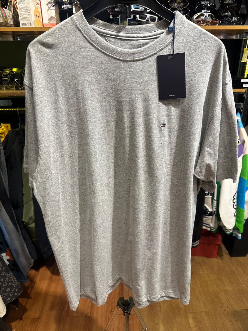 Camisa Tommy Hilfiger Classic Fit Cinza - Pronta Entrega