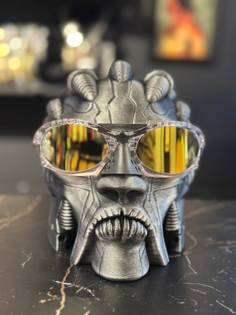 Óculos Oakley PLANTARIS Silver Lente Prizm - Pronta Entrega