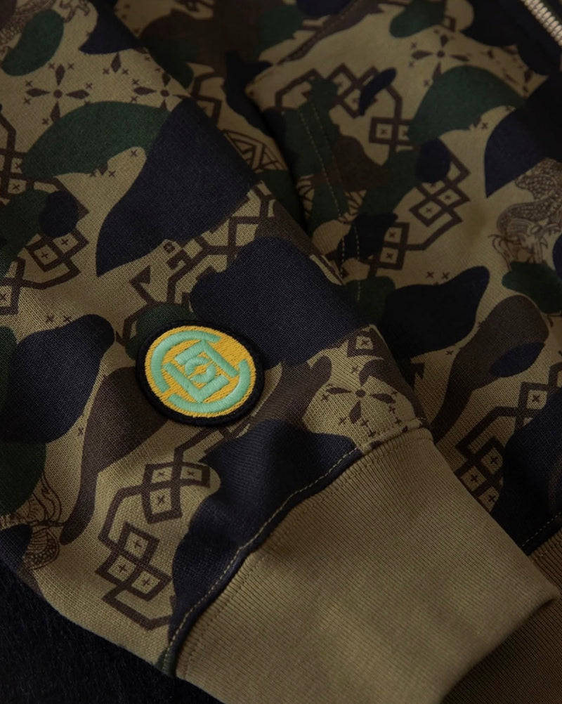 Jaqueta Bape X Clot Shark Camo Relaxed Full Zip - Pronta Entrega