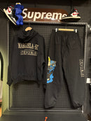 Conjunto Supreme x MM6 Maison Margiela Eagle Zip Up Hooded Sweatshirt Black - Pronta Entrega