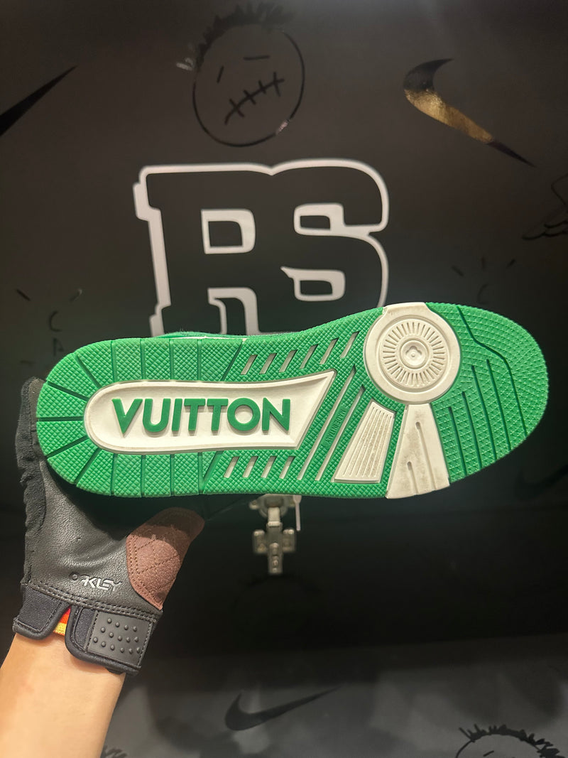 Tênis Louis Vuitton LV Trainer Green - Pronta Entrega