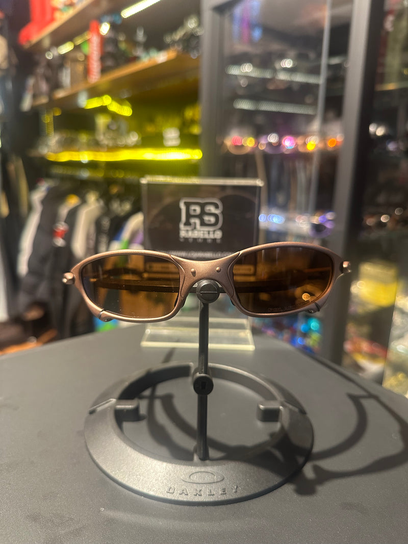 Óculos Oakley Juliete X-Metal Marrom Lente Brown - Pronta Entrega