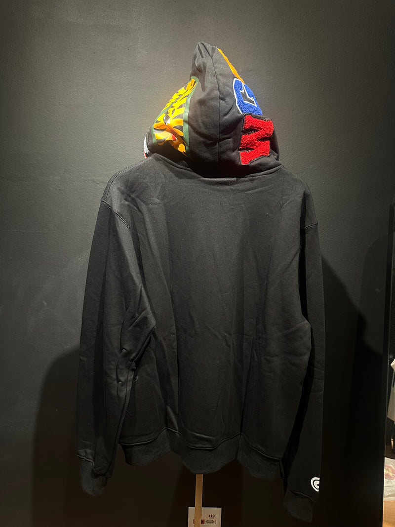 Jaqueta Bape Shark Black Duo Hoodie Full Zip - Pronta Entrega