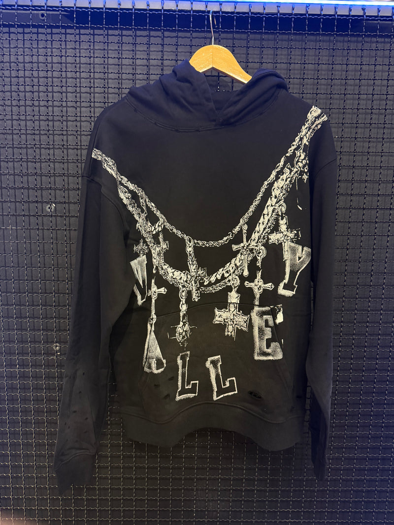 Moletom Vale Forever Big Chain Bejeweled Hoodie - Pronta Entrega